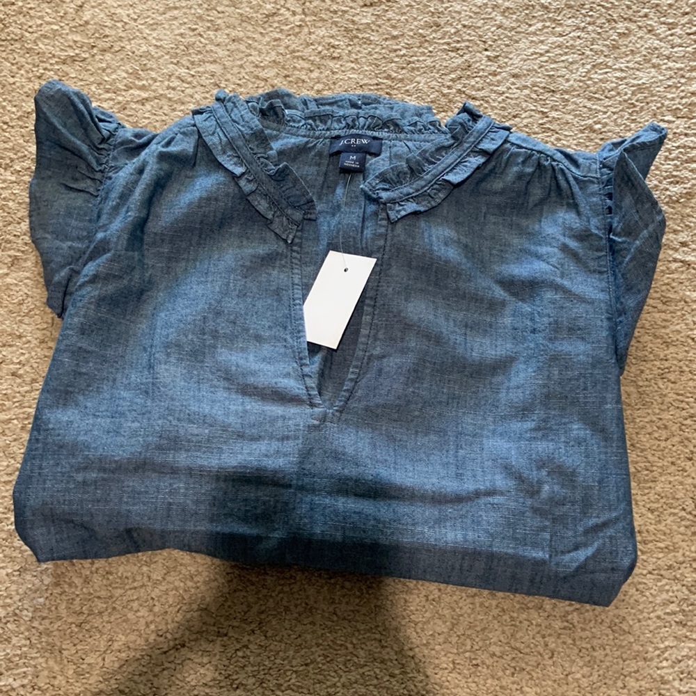 Women’s J Crew L/S Chambray Shirt